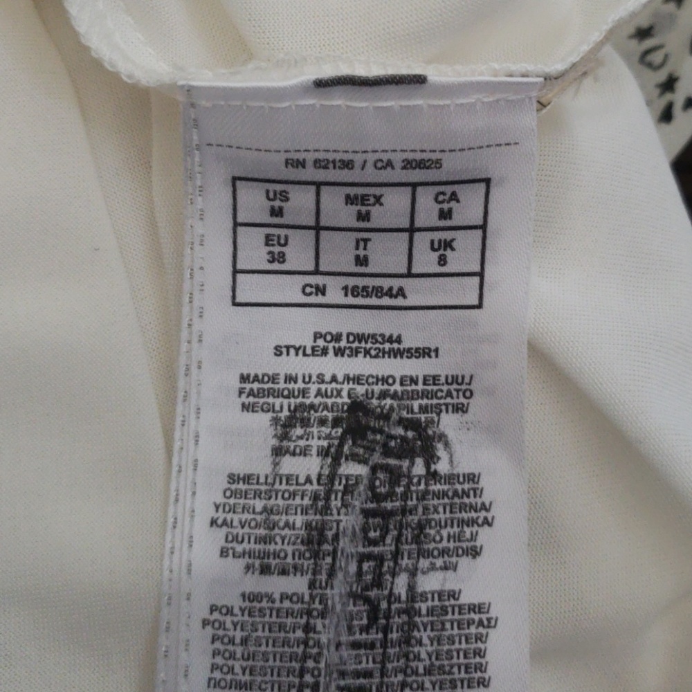 NEW GUESS WOMENS BLACK AND WHITE DRESS SZ M - Picture 8 of 8